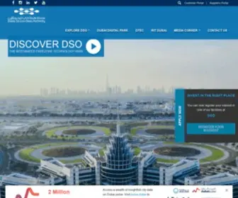 Dso.ae(Dubai Silicon Oasis Authority Website) Screenshot