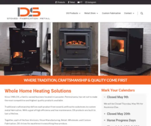 Dsofpa.com(DS Stoves) Screenshot