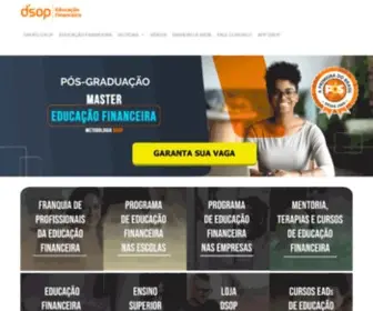 Dsop.com.br(Portal DSOP de Educação Financeira) Screenshot