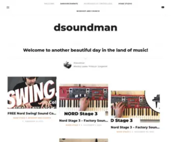 Dsoundman.com(Welcome) Screenshot