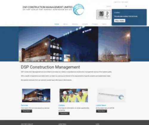 DSPCM.com(DSP Construction Management) Screenshot