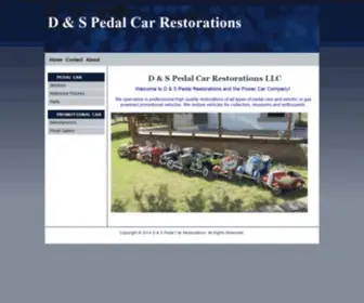 Dspedalcars.com(D & S Pedal Car Restorations and the Power Car Company) Screenshot