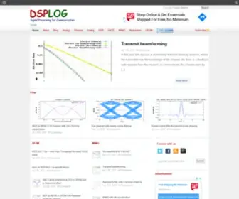 DSplog.com(Signal processing for communication) Screenshot