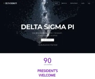 DSPpsu.com(Delta Sigma Pi Alpha Gamma Chapter Website) Screenshot