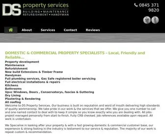 DSpropertyservicesuk.com(DS Property Services) Screenshot