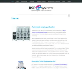 DSPSYstems.eu(DSP-Systems, the next generation of sample preparation DSP-Systems, the next generation of sample preparation) Screenshot