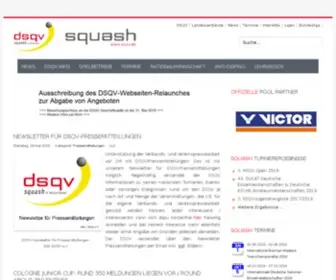 DSQV.de(Deutscher Squash Verband e.V) Screenshot