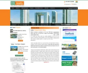 Dsrealtyindia.com(DS REALTY) Screenshot