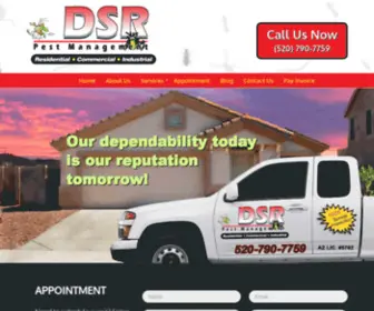 DSrpest.com(The Pest Control Tucson needs is DSR Pest Management Inc) Screenshot