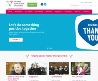 DSscotland.org.uk(Downs Syndrome Scotland) Screenshot