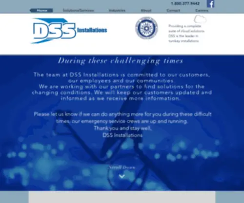 Dssinstallations.com(Satellite Video Management System) Screenshot