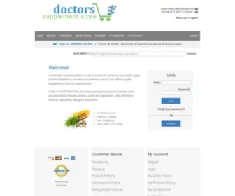 Dssorders.com(Doctors Supplement Store) Screenshot