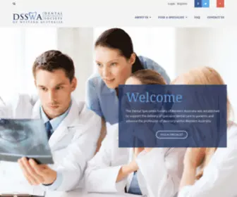 DSswa.org.au(Find a dental specialist in Perth and WA) Screenshot