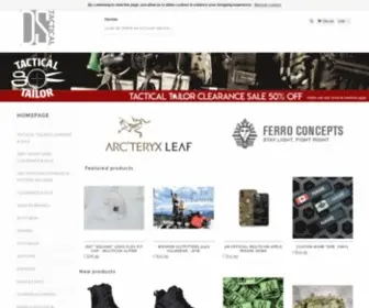 Dstactical.com(Canada's best selection of Military & Law Enforcement Gear) Screenshot