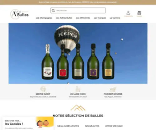 Dstockwine.com(Vente de champagnes) Screenshot