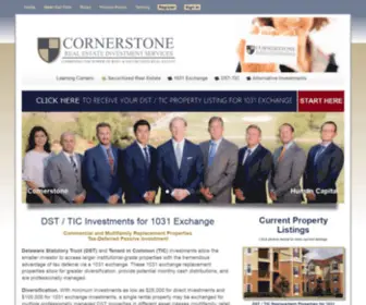 DSTproperties1031.com(Cornerstone Real Estate Investment Services) Screenshot