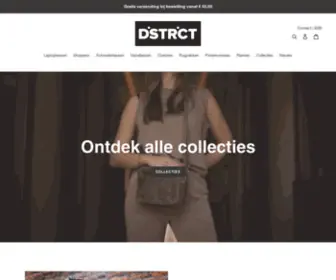 DSTRCtwear.com(DSTRCT echte leren tassen en accessoires) Screenshot