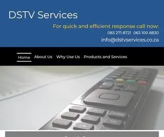 DSTvservices.co.za(DSTV Services) Screenshot