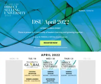 Dsu2022.com(Direct Selling University 2022 Fall Event) Screenshot