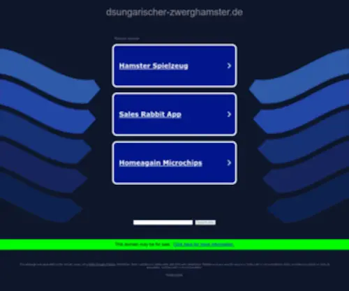 Dsungarischer-Zwerghamster.de(Wunderschöne Nagerspielplätze und Verstecke aus Laubholz) Screenshot