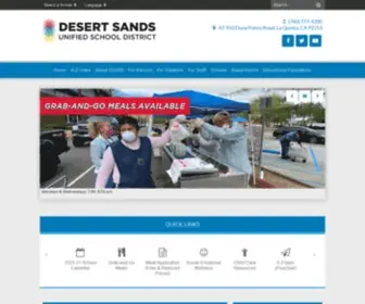 Dsusd.us(Desert Sands Unified School District) Screenshot