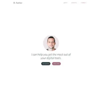 Dsutter.com(Web Design & Digital Workflows) Screenshot