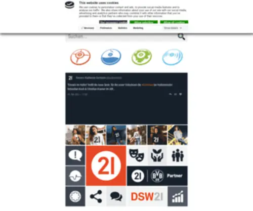 DSW21.de(Wir sind 21) Screenshot