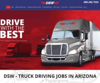 DSWdrivers.com(Truck Driving Jobs) Screenshot