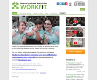 Dsworkfit.org.uk(Connecting employers and employees) Screenshot