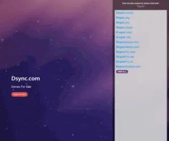 DSYNC.com(Site Name Reserved For Right Buyer) Screenshot