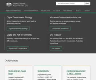 Dta.gov.au(Digital Transformation Agency) Screenshot