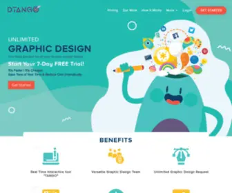 Dtango.io(Best Graphic Designer Company) Screenshot