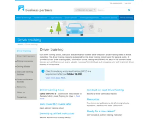 DTCBC.com(Driver training) Screenshot