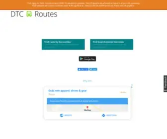 DTcbusroutes.in(DTC Buses Routes) Screenshot