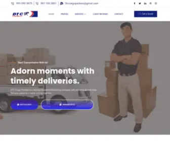 DTccargopackers.in(DTC Cargo Packers) Screenshot