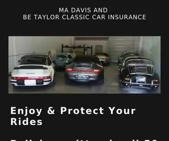 DTccins.com(MA DAVIS & BE TAYLOR CLASSIC CAR INSURANCE) Screenshot