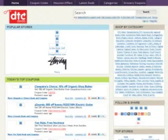 DTCDeals.com(Online Discount Codes) Screenshot