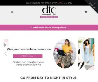 DTchic.com(Downtown Chic Online) Screenshot