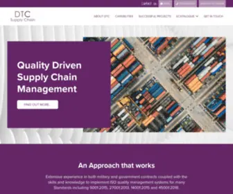 DTcsupplychain.co.uk(Quality Driven Supply Chain Management) Screenshot