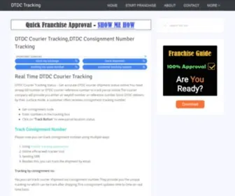 DTDC-Tracking.in(DTDC Courier Tracking) Screenshot