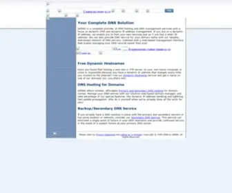 DTDNS.net(Dynamic DNS service hosting for domains) Screenshot