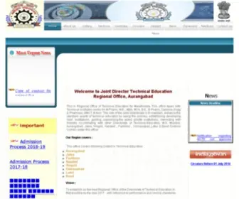 Dteau.org(Directorate Of Technical Education) Screenshot