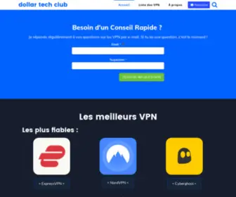 Dtechclub.com(Tout sur les VPN par le YouTuber DollarTechClub) Screenshot