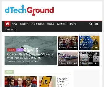 Dtechground.com(The Tech and Gadget arena) Screenshot