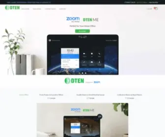 Dten.com(Interactive Whiteboard Display Designed for Simple Collaboration) Screenshot