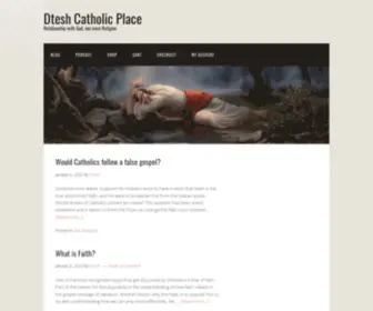 Dtesh.com(Dtesh Catholic Place) Screenshot