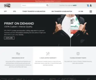 DTGpro.com(DTF Printing) Screenshot