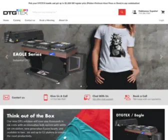 DTgtex.com(T-shirt printing solutions) Screenshot
