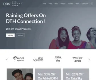 Dthonlineshop.com(Buy DTH Online) Screenshot