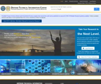 Dtic.mil(DTIC Online) Screenshot